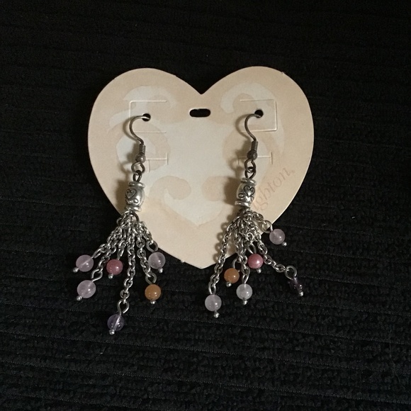 New Brighton pastel dangle earrings - Picture 1 of 1